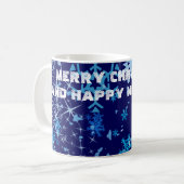 クリスマスナイトの降雪 コーヒーマグカップ (正面左)