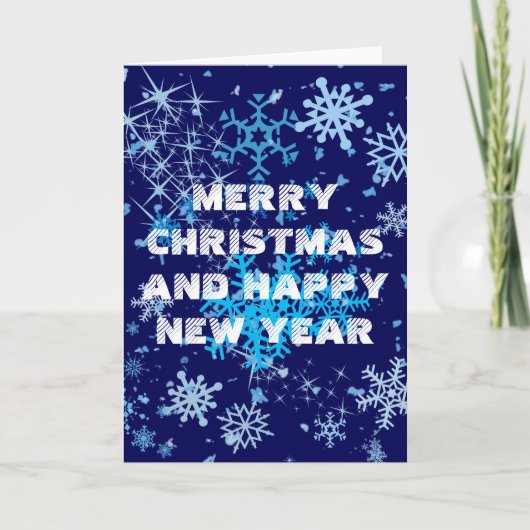 クリスマスナイトの降雪 シーズンカード (正面)