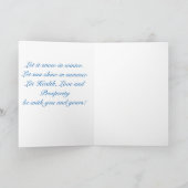 クリスマスナイトの降雪 シーズンカード (内部)