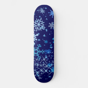 クリスマスナイトの降雪 スケートボード