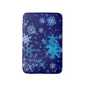 クリスマスナイトの降雪 バスマット (正面縦)