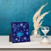 クリスマスナイトの降雪 フォトプラーク (インサイチュ)