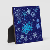 クリスマスナイトの降雪 フォトプラーク (正面)