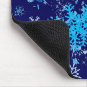 クリスマスナイトの降雪 マウスパッド (コーナー)