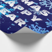 クリスマスナイトの降雪 ラッピングペーパー (角)