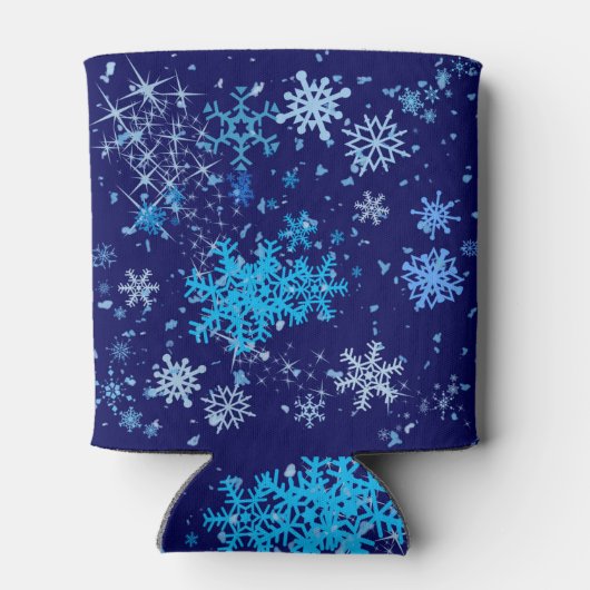 クリスマスナイトの降雪 缶クーラー (裏面)