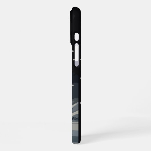 クリスマスナイトの電話ケース iPhoneケース (左側面)