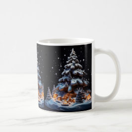 「クリスマスナイトの魔法を受け入れろ!」 コーヒーマグカップ