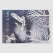 クリスマスナイトウィンターフクロウ 薄葉紙 (正面)