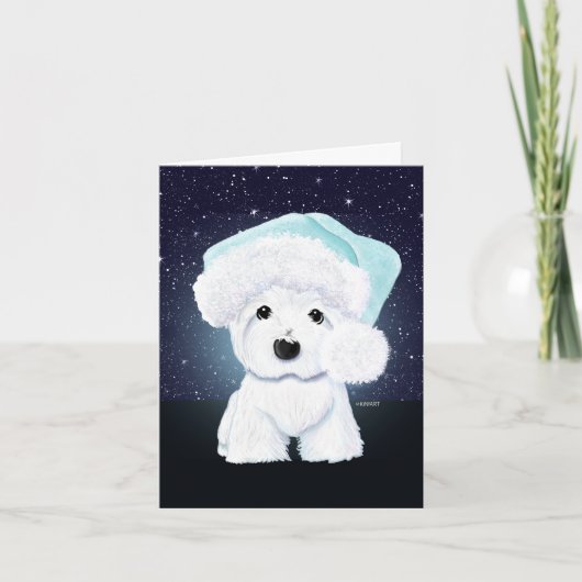 クリスマスナイトウェスティーカード カード (正面)