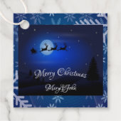 クリスマスナイトギフトラベル フェイバータグ (正面)