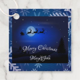 クリスマスナイトギフトラベル フェイバータグ