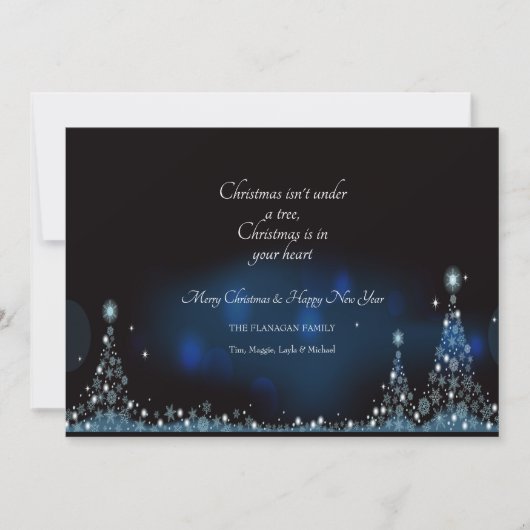 クリスマスナイトグリーティングカード シーズンカード (正面)