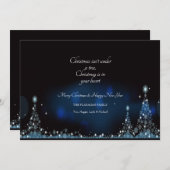 クリスマスナイトグリーティングカード シーズンカード (正面/裏面)