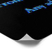 クリスマスナイトドアサイズの挨拶パーソナライズされた- ポスター (角)