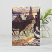 クリスマスナイトバイポールゴーギンフラットホリデーカード シーズンカード (スタンド正面)