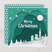 クリスマスナイトビレッジカード (正面/裏面)