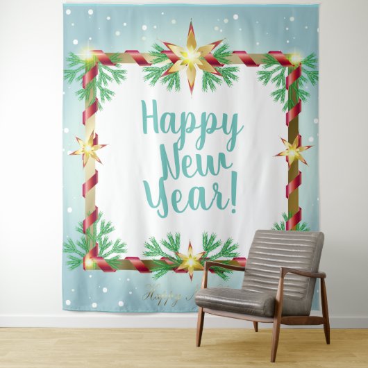 クリスマスナイトフェアリーテイル。ファンタジースノーヴィンテージ タペストリー (インサイチュ)