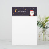 クリスマスナイトムーンアンドサンタクロースことわざホホ 便箋 (スタンド正面)