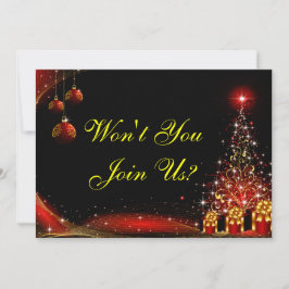 クリスマスナイトワンダーランドレッドセット 招待状