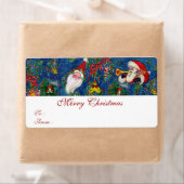 クリスマスナイト/おもちゃつきサンタクロース ラベル (インサイチュ)