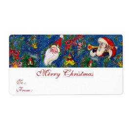 クリスマスナイト/おもちゃつきサンタクロース ラベル