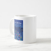 クリスマスナイト コーヒーマグカップ (正面左)