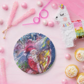 クリスマスナイト/サンタクロース遊のハープ ペーパープレート (パーティー)