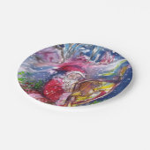 クリスマスナイト/サンタクロース遊のハープ ペーパープレート (アングル)