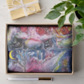 クリスマスナイト/サンタクロース遊のハープ 薄葉紙 (ギフト)