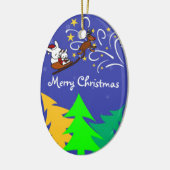 クリスマスナイト セラミックオーナメント (左)