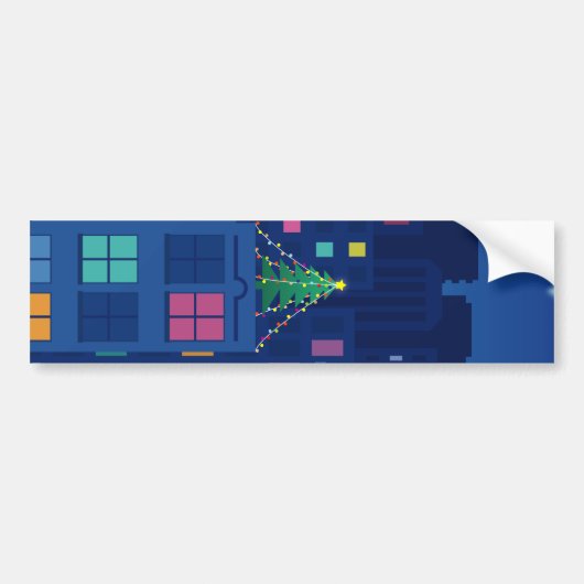 クリスマスナイト バンパーステッカー (正面)