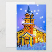 クリスマスナイト 便箋 (正面/裏面)