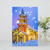 クリスマスナイト 便箋 (スタンド正面)