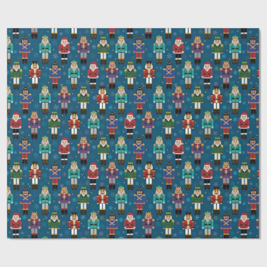 クリスマスナック伝統的クラッカーホリデーパターンW ラッピングペーパー (フラット)