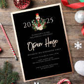 クリスマスナック割り当てファミリーパーティースクリプト金ゴールド 箔シーズンカード