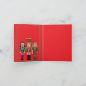 クリスマスナック割り込みトランプのケネディ挨拶カード 案内状 (内部)