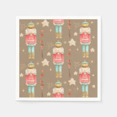 クリスマスナック素朴クラフトカクテル スタンダードカクテルナプキン (正面)