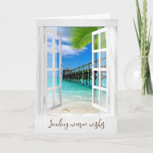 クリスマスナッソーバハマ桟橋 シーズンカード (正面)