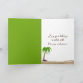 クリスマスナッソーバハマ桟橋 シーズンカード (内部)