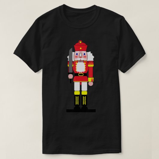 クリスマスナッツクラッカーバレエクリスマスホリデーおもしろいパジャム Tシャツ (デザイン正面)