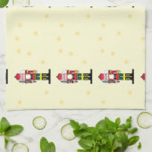 クリスマスナッツクラッカー キッチンタオル (折り畳み)