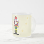 クリスマスナッツクラッカー フロストグラスマグカップ (正面右)