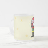 クリスマスナッツクラッカー フロストグラスマグカップ (正面左)