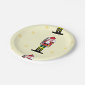 クリスマスナッツクラッカー ペーパープレート (アングル)