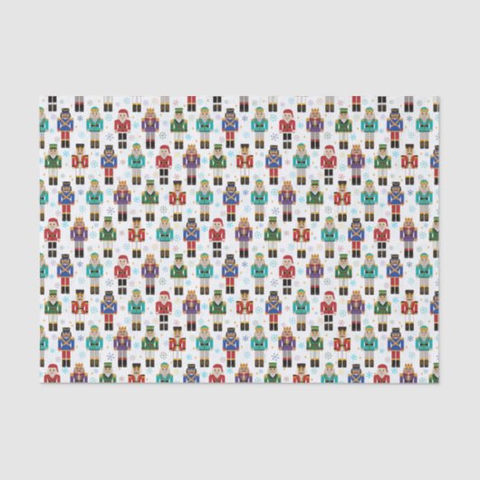 クリスマスナツクラッカーおもちゃソルジャーホリデー 薄葉紙 (正面)