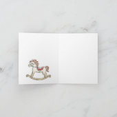 クリスマスナツクラッカーと木の孫 カード (内部)