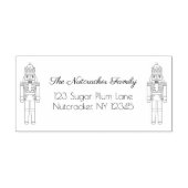 クリスマスナツクラッカーアドレス セルフインキングスタンプ (デザイン)