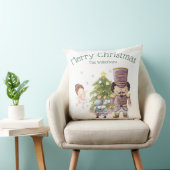 クリスマスナツクラッカーシュガープラム妖精&マウスキング クッション (椅子)