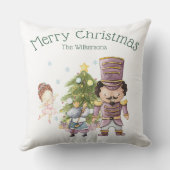 クリスマスナツクラッカーシュガープラム妖精&マウスキング クッション (裏面)